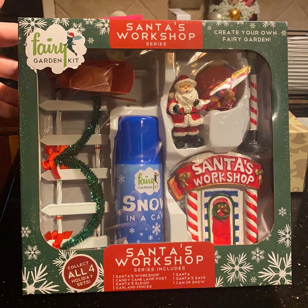 🎅 Santa’s Workshop Fairy Garden Kit